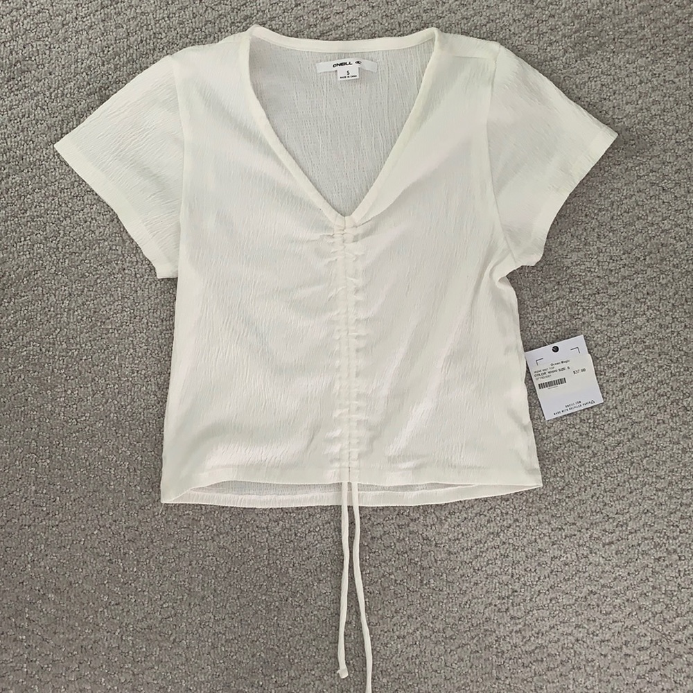 NEW w/ tags O’Neill White Irene Knit Top